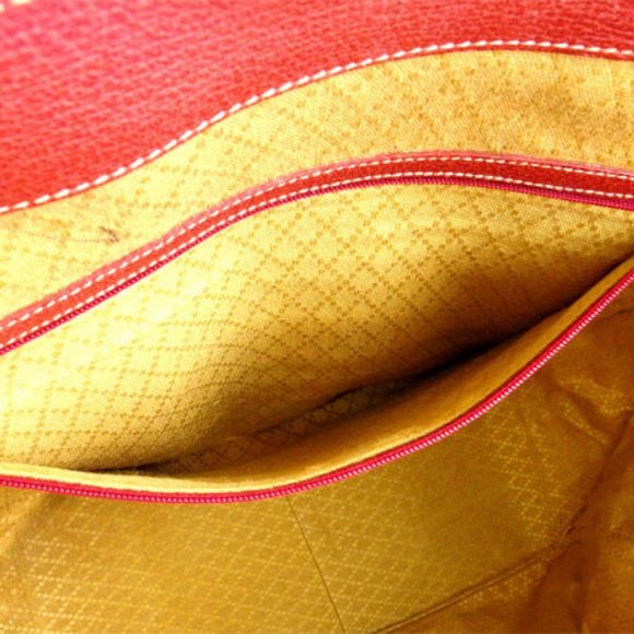 Authentic Gucci Tote bag Red Gold Woman - Picture 6 of 8